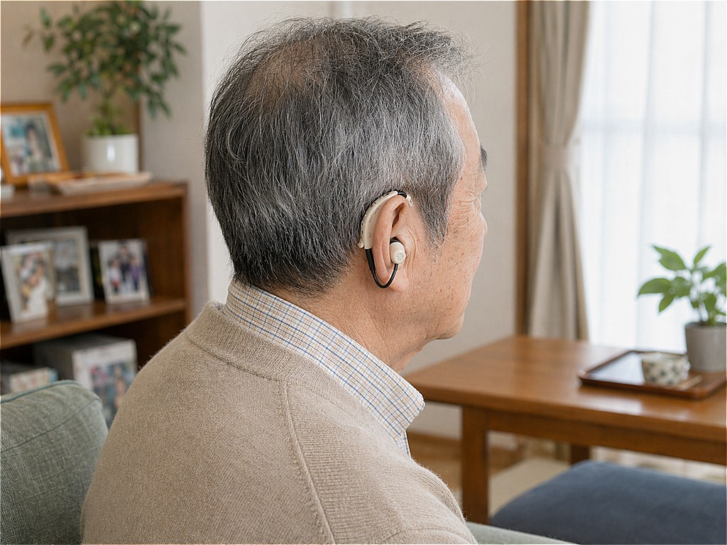 78歳の父にみみ太郎を使ってもらったところ(アップ)